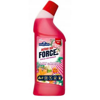 Płyn do toalet General Fresh - Action Force, żel do WC, 1000ml kwiatowy