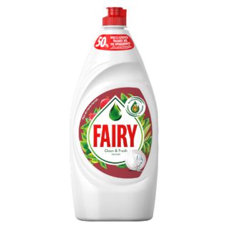 Płyn do zmywania naczyń Fairy 900ml, aktywna piana, butelka z dozownikiem granat