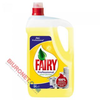 Płyn do zmywania naczyń Fairy P&G Professional Lemon, kanister 5L