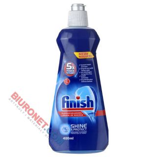 Płyn nabłyszczający naczynia Finish Shine&Protect, do zmywarek 400ml