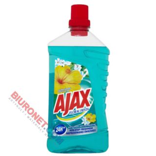 Płyn uniwersalny Ajax Floral Fiesta 1L, płyn czyszczący do różnych powierzchni zapach Laguna
