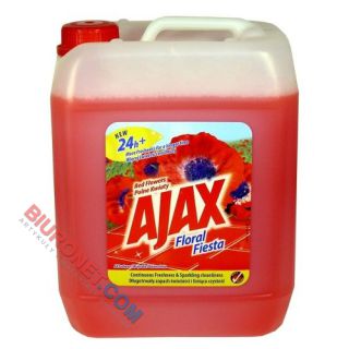 Płyn uniwersalny Ajax Floral Fiesta 5L, płyn czyszczący do różnych powierzchni zapach Polne Kwiaty