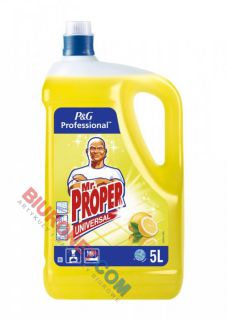 Płyn uniwersalny Mr.Proper 5L, profesjonalny do powierzchni zmywalnych Lemon