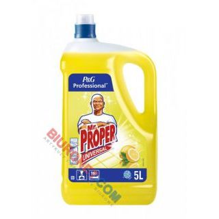 Płyn uniwersalny Mr.Proper 5L, profesjonalny do powierzchni zmywalnych Lemon