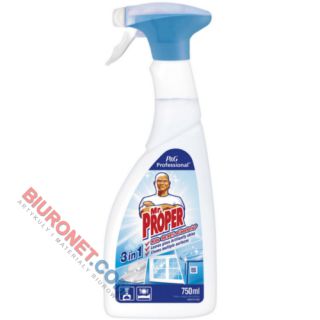 Płyn uniwersalny Mr.Proper Professional 3w1, dezynfekujący do powierzchni, w rozpylaczu 750 ml