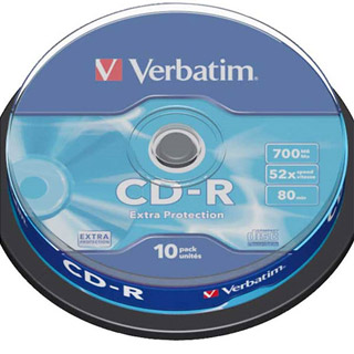 Płyta CD-R Verbatim 700MB 52x, cake 10 sztuk