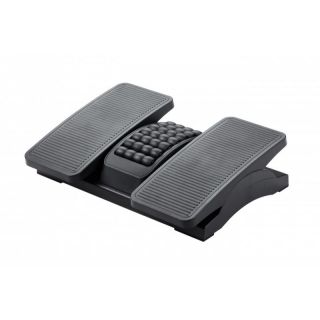Podnóżek Q-Connect z regulacją nachylenia z oddzielnymi platformami i masażerem
 43 x 32 cm