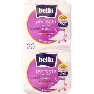 Podpaski Bella Perfecta ULTRA violet, ultracienkie 20 sztuk