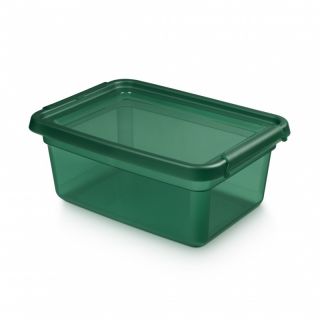 Pojemnik do przechowywania Moxom BaseStore Color, transparentny zielony 12,5L