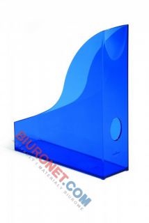 Pojemnik na dokumenty Durable Basic A4/70mm, plastikowy niebieski transparentny