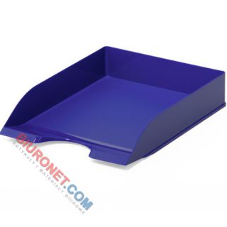 Półka na dokumenty Durable Basic, tacka biurkowa A4 niebieska
