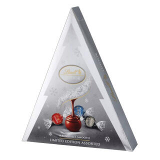 Praliny Lindt Lindor Xmas Tree Limited Edition Assorted, czekoladki z nadzieniem 125 g