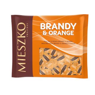Praliny Mieszko Klejnoty Brandy & Orange, cukierki czekoladowe z nadzieniem 1kg