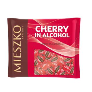 Praliny Mieszko Klejnoty Cherry in Alcohol, cukierki czekoladowe z nadzieniem 1kg