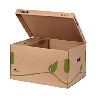 Pudełko archiwizacyjne Esselte Eco, kontener o pojemności 5 x pudełko 80mm, otwarcie od góry 439 x 242 x 345 mm