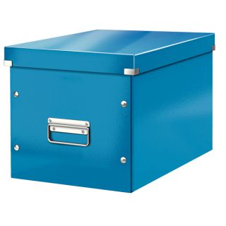 Pudełko archiwizacyjne Leitz Click&Store, z pokrywą, rozmiar L niebieskie