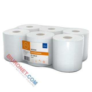 Ręcznik w rolce Lamix Ellis Professional 3032, biały papier celulozowy, 2-warstwowe, do dozowników 6 rolek x 120 m