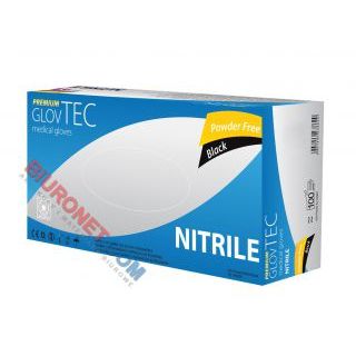Rękawice nitrylowe Maxter, bezpudrowe, niebieskie, 100 sztuk rozmiar L