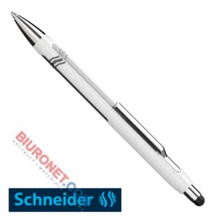 Schneider Epsilon Touch XB, długopis automatyczny do urządzeń mobilnych, niebieski tusz biało-srebrny