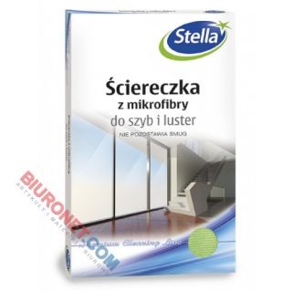 Ścierka z mikrofibry Stella Do Szyb i Luster 35x35 cm 1 sztuka