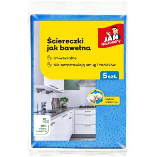 Ścierki uniwersalne Jan Niezbędny jak bawełna 34 x 45cm 5 sztuk