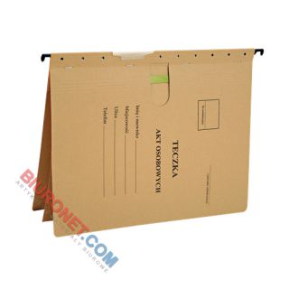 Skoroszyt do akt osobowych Esselte A4, teczka zawieszana, 10 sztuk kolor siarczanowy