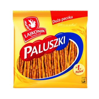 Słone Paluszki Lajkonik, w torebce 300g