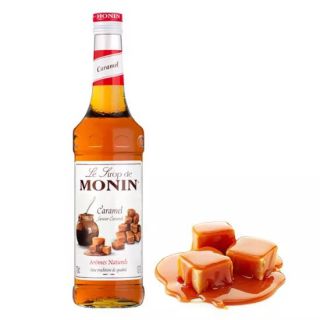 Syrop Monin Karmelowy w szklanej butelce, do kawy i deserów 0,7L