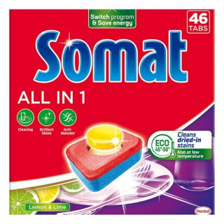 Tabletki do zmywarki Somat All In One - Lemon 46 sztuk
