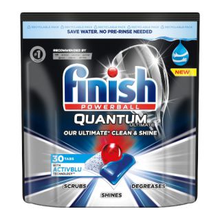 Tabletki Finish Ultimate Regular, żelowe kapsułki do zmywarek 30 sztuk