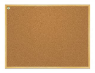 Tablica korkowa 2x3 ecoBoards, w drewnianej ramie wymiar 150 x 100 cm