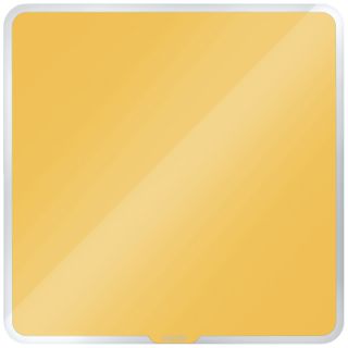Tablica szklana Leitz Cosy 45x45 cm, magnetyczna ciepły żółty