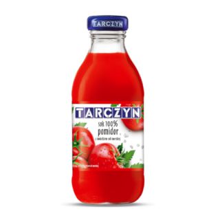 Tarczyn Pomidor 300ml, warzywny sok 100% w szklanej butelce 15 sztuk