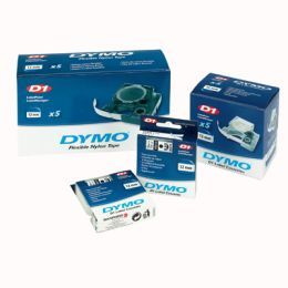 Taśma D1 Dymo 12mm x 7m, czarny nadruk, do drukarek etykiet S0720530 biała