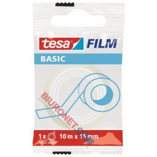 Taśma klejąca biurowa Tesa Basic 15mm x 10m 10 sztuk