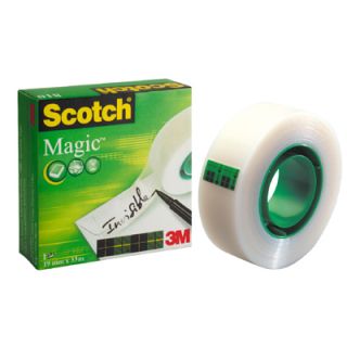 Taśma klejąca Scotch Magic 19mm x 33m, matowa niewidoczna, biurowa 1 sztuka