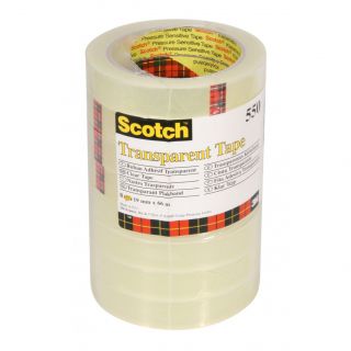 Taśma samoprzylepna SCOTCH MAGIC, przezroczysta, 8 rolek
 19 mm x 66 m