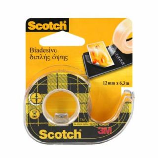 Taśma Scotch Double Sided dwustronna, z podajnikiem 12 mm x 6,3 m