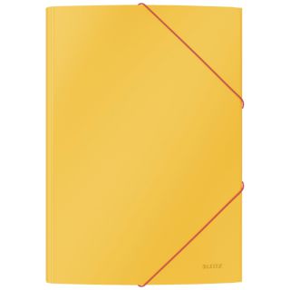 Teczka kartonowa z gumką Leitz Cosy, A4, żółta 30020019 ciepły żółty