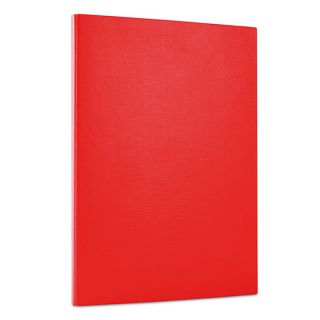 Teczka przestrzenna Office Products A4, grzbiet 1,5 cm, kartonowa na rzep, 3-skrzydłowa czerwona