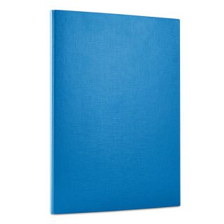 Teczka przestrzenna Office Products A4, grzbiet 1,5 cm, kartonowa na rzep, 3-skrzydłowa niebieska