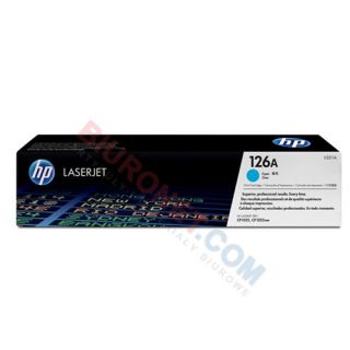 Toner HP 126A do LaserJet CP1025, wydajność 1000 stron cyan