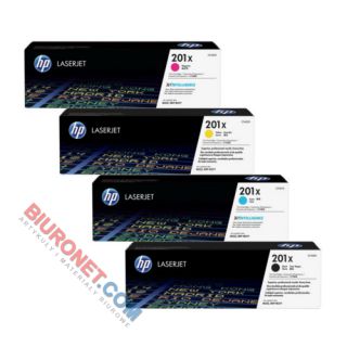 Toner HP 201X do LaserJet M252, wydajność 2300 stron cyan