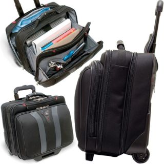 Torba pilotka Wenger Granada, walizka podróżna, mieści 17-calowy laptop czarno - szara