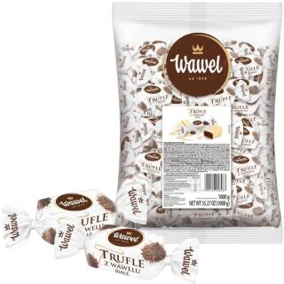 Trufle Białe Wawel, cukierki czekoladowe, rumowe 1 kg