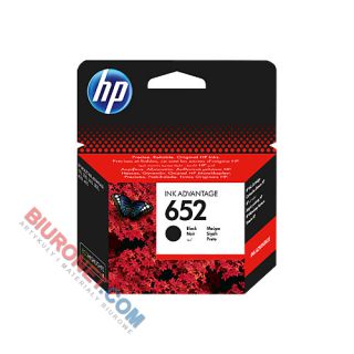 Tusz HP 652 do DeskJet 1115, pojemność 6ml, wydajność 360 stron czarny BK
