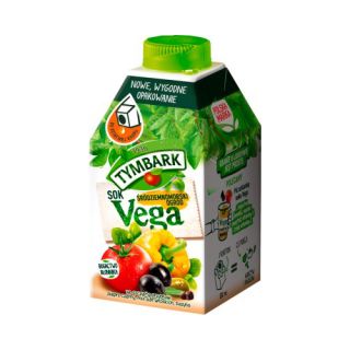 Tymbark Vega Śródziemnomorski Ogród 500ml, sok warzywny 1 sztuka