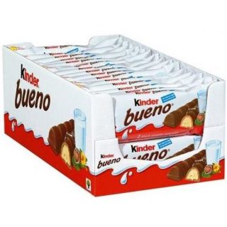 Wafel Kinder Bueno Ferrero 43g, baton w czekoladzie, z nadzieniem orzechowym 30 sztuk