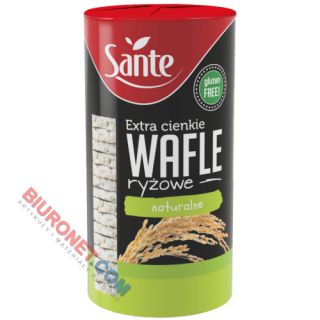 Wafle ryżowe Sante Naturalne, bezglutenowe, extra cienkie 110g