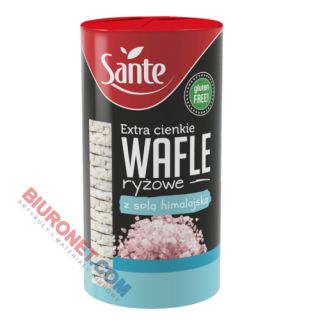 Wafle ryżowe Sante z solą himalajską, bezglutenowe, extra cienkie 110g